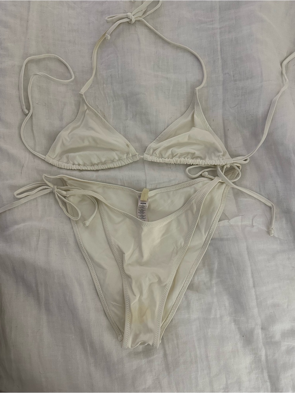Skims white String Bikini - Picture 1 of 6